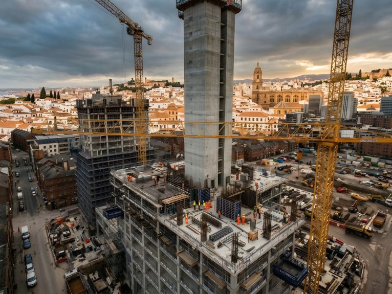 Ejemplo de gran proyecto de edificación urbana de Alicon Construcciones