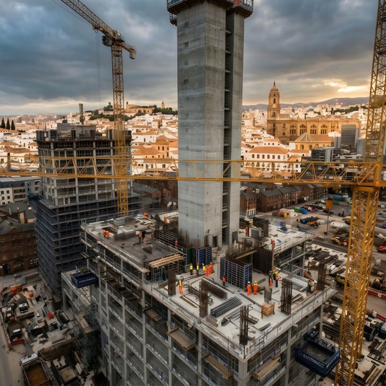 Ejemplo de gran proyecto de edificación urbana de Alicon Construcciones