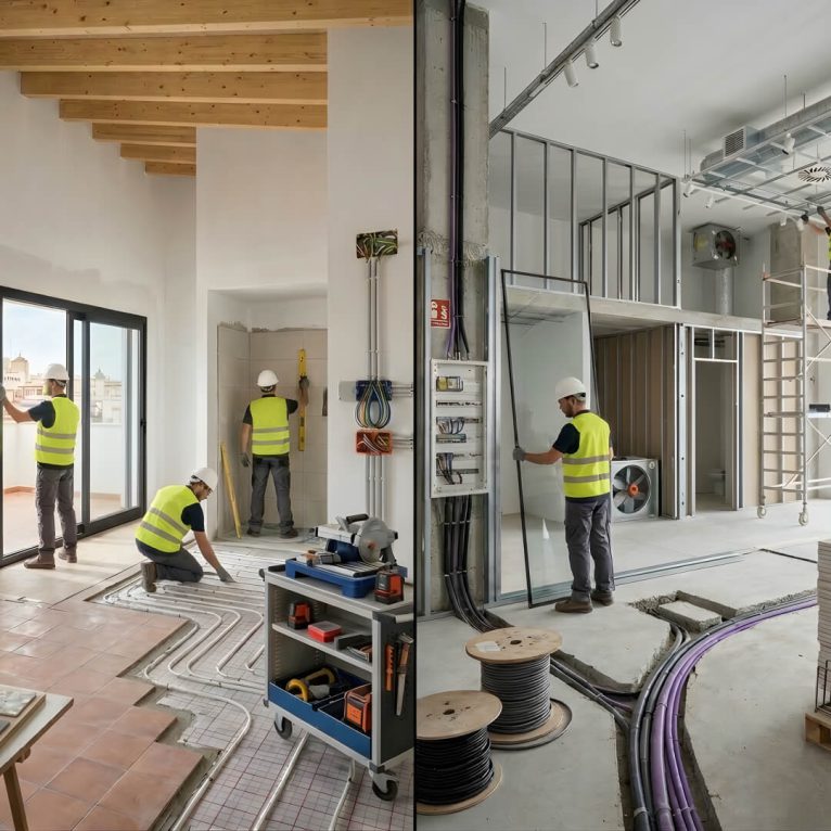 Reformas integrales de viviendas y locales comerciales en Sevilla